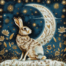 Moonlit Hare Christmas Cards