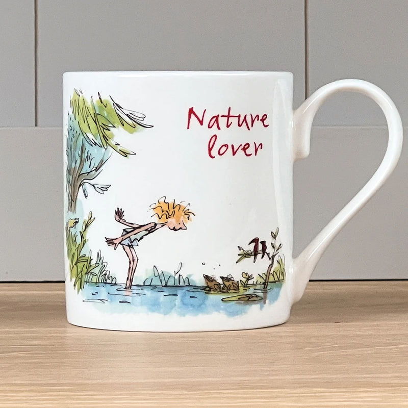 Quentin Blake 'Nature Lover' bone china mug