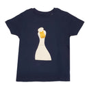 Children's Goose T-shirt - Navy