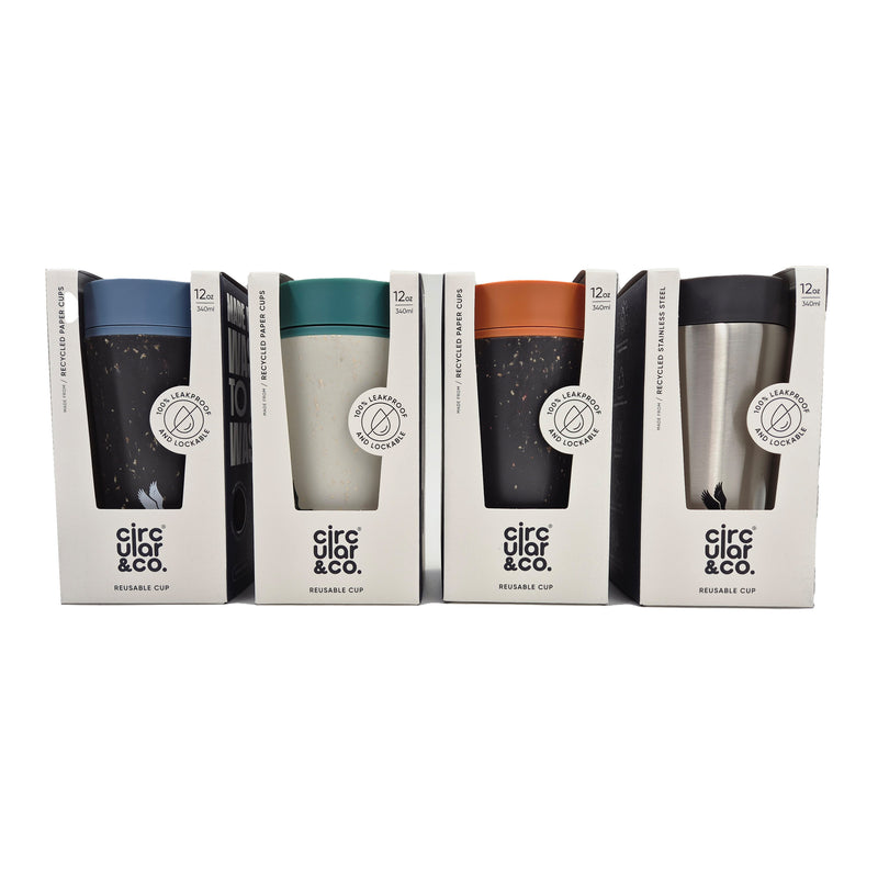 Circular reusable cup