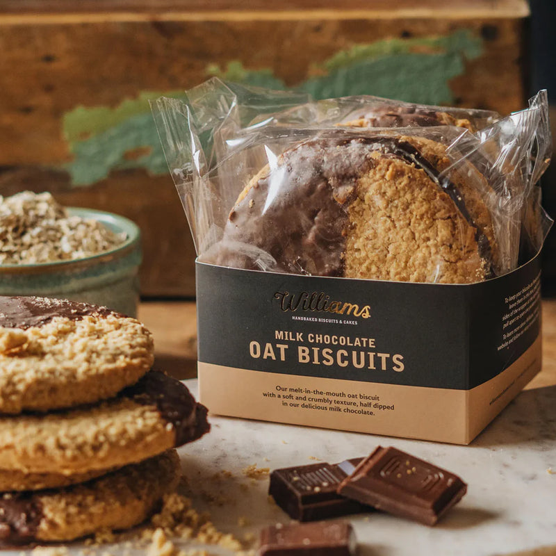 Luxury Milk chocolate oat biscuits