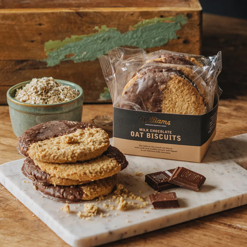 Luxury Milk chocolate oat biscuits