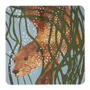 Otter Diving Tablemat by Sue Welfare