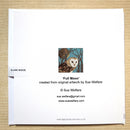 Sue Welfare Full Moon owl greeting card