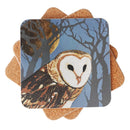 Owl Full Moon Coaster by Sue Welfare