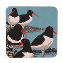 A Parcel of Oystercatchers Coaster by Sue Welfare