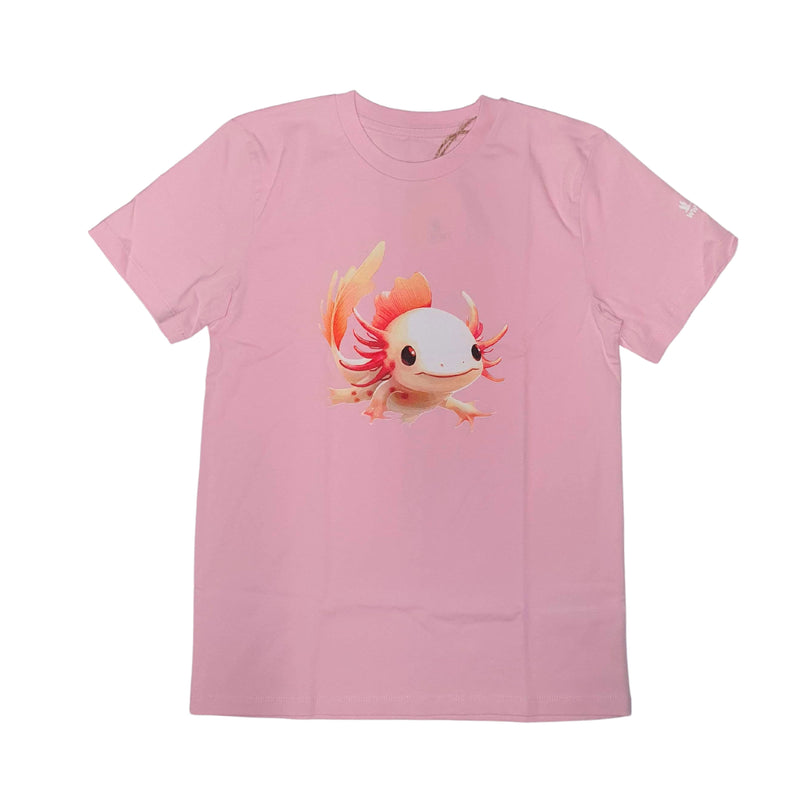 Children's Axolotl T-shirt - Pink