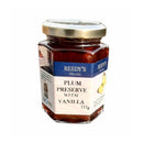 Reedy's Naturally jar of plum Jam with vanilla. 