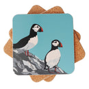 Puffins Coaster by Sue Welfare