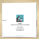 Puffins greeting card