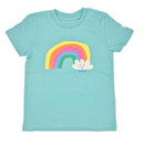 Kids Rainbow T-shirt -  Pool Blue
