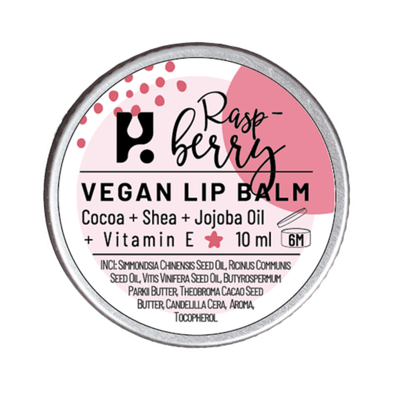 10ml Raspberry lip balm - Och Vegan Cosmetics