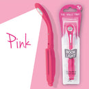 Really Tiny booklight Pink from Campany called IF in packaging and light on. 