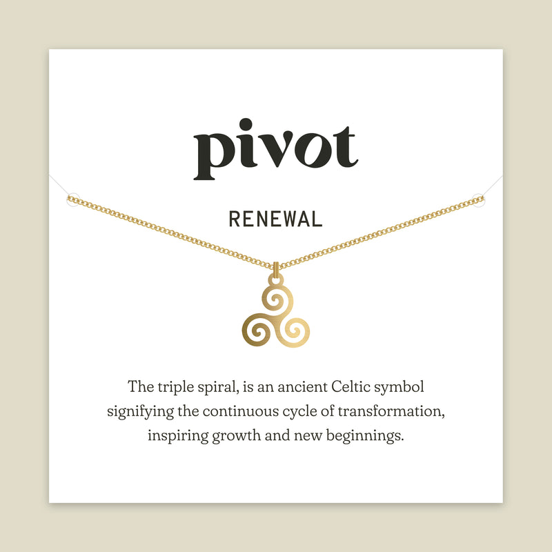 Renewal pendant necklace - made by pivot