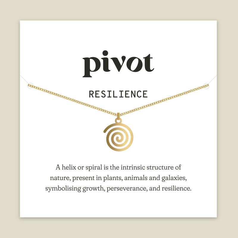 Resilience pendant necklace - made by pivot