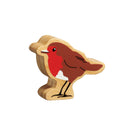Wooden robin figure