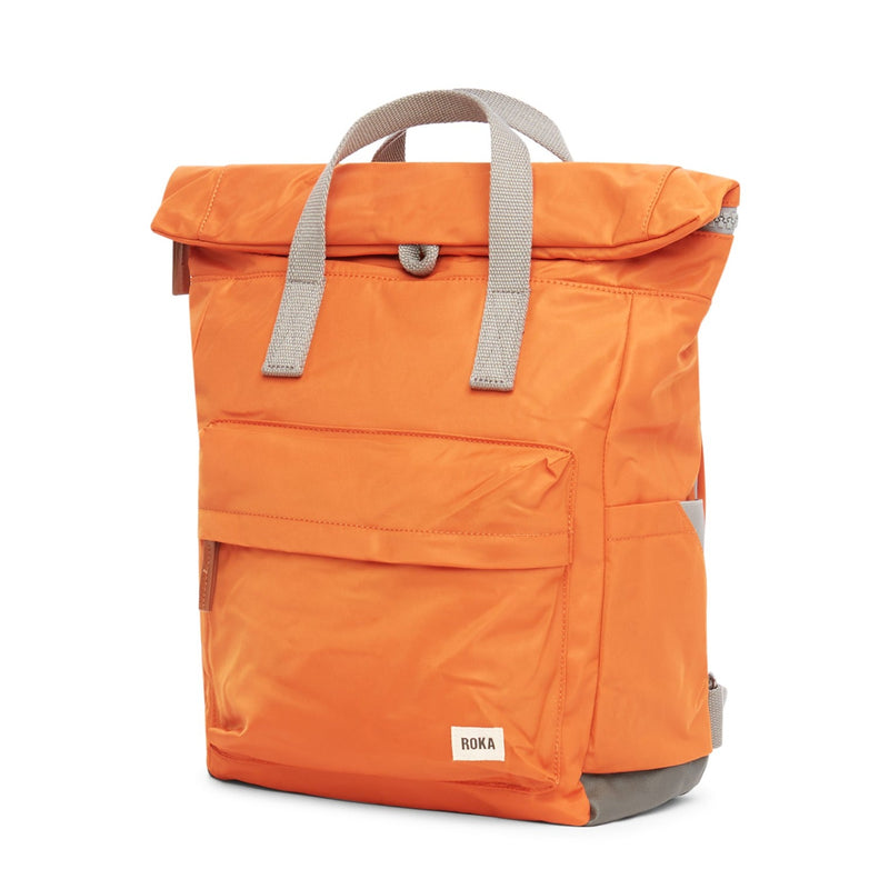Roka London - Canfield B Burnt Orange Recycled Nylon Bag
