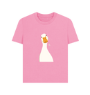 Rose Pink Printed T-shirt Front