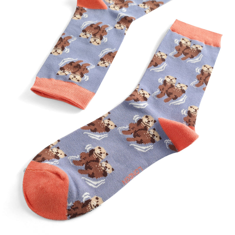 Ladies otter socks - denim