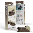 Eugy 3D Sea Otter Model Craft Kit