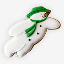 Biscuiteers Hand Iced Snowman Large letterbox