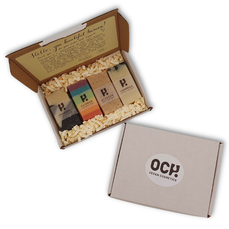 Och Vegan Cosmatics mini soaps gift box