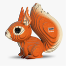 Eugy red squirrel 3D model kit activity for kids