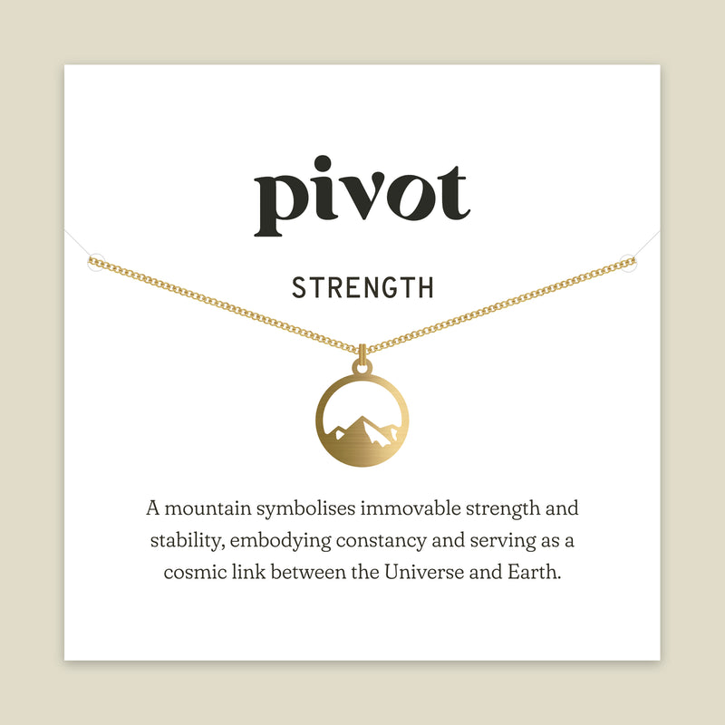 Strength pendant necklace - made by pivot