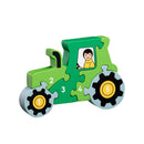 Wooden tractor jigsaw puzzle