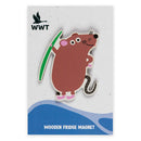 Festival friends wooden magnets