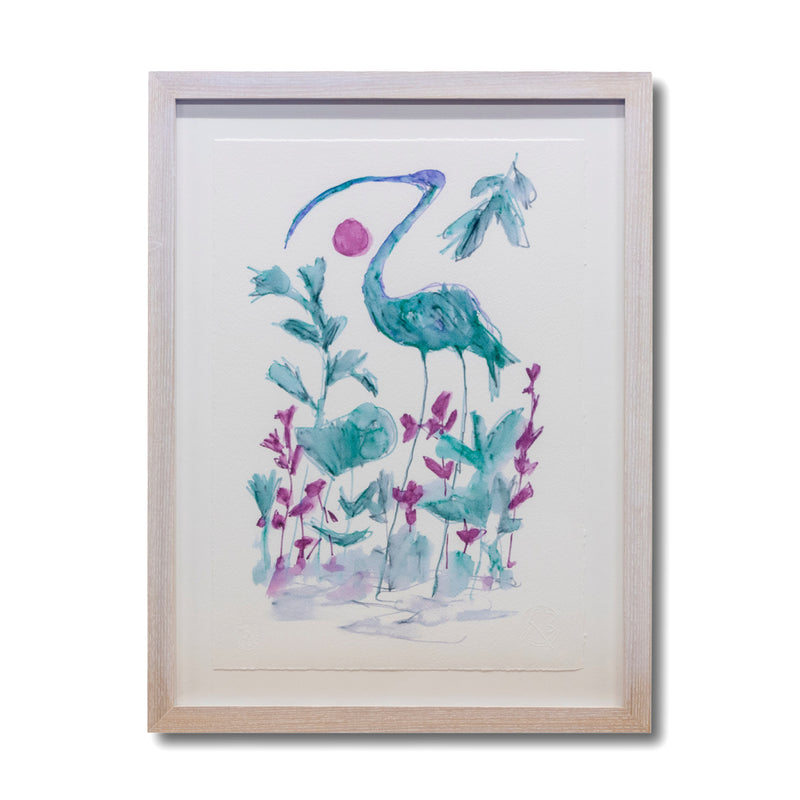 Quentin Blake: Drawn to Water print, Wading Birds