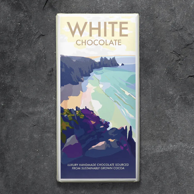 Kernow white chocolate bar 100g