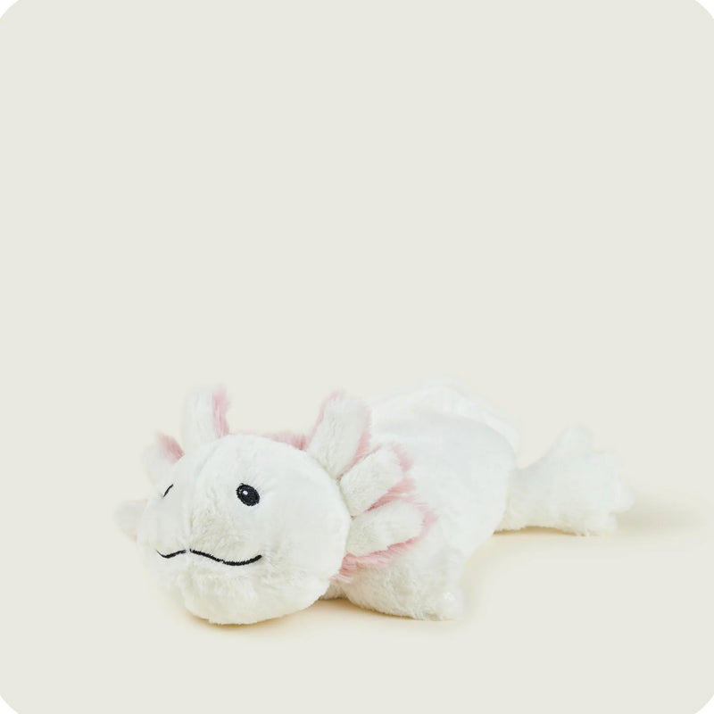 Warmies® White Axolotl heatable soft toy