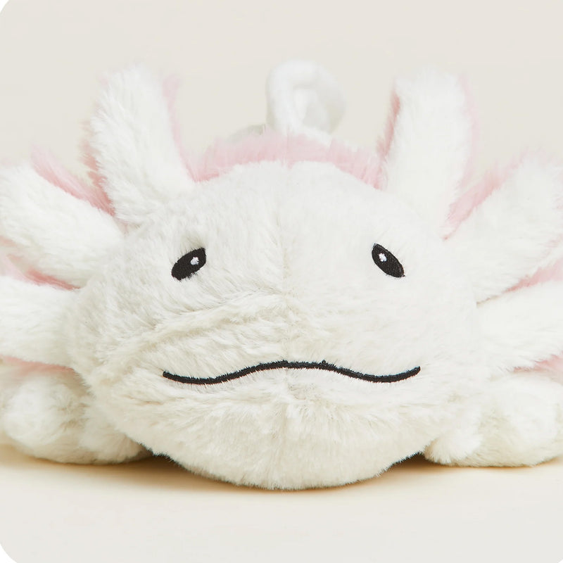Warmies® White Axolotl heatable soft toy