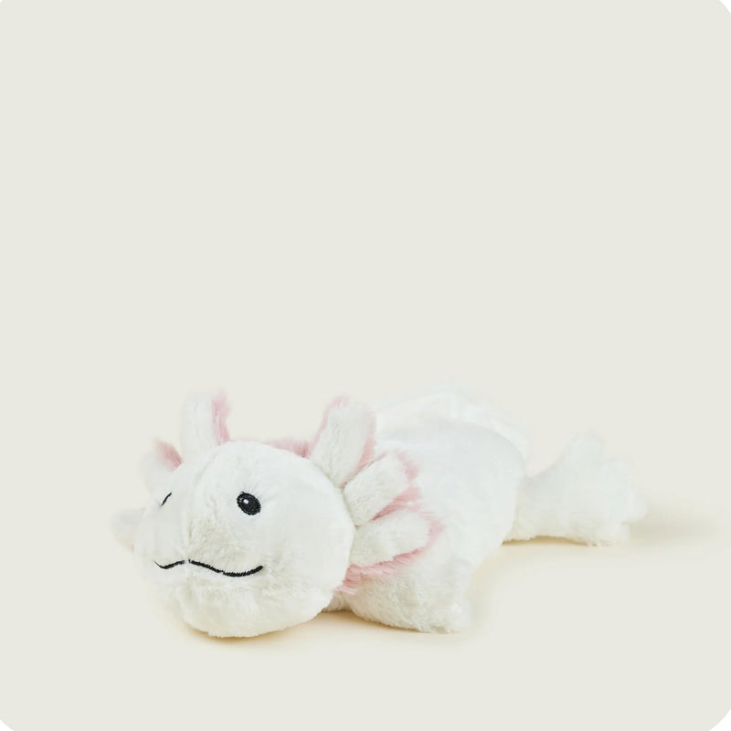 Warmies® White Axolotl heatable soft toy