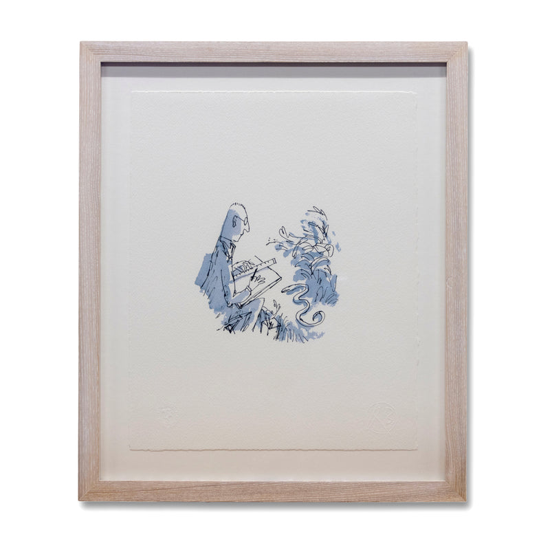 Quentin Blake: Drawn to Water print, Wildlife Artists of the Year