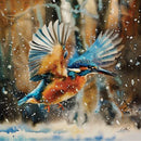 Winter Kingfisher Christmas Cards