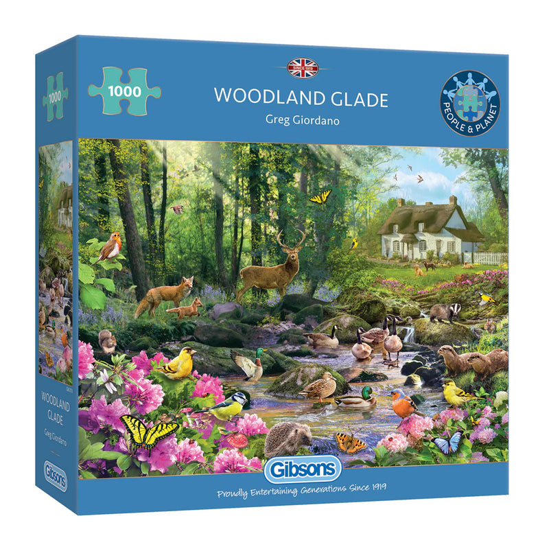 Woodland glade jigsaw puzzle 1000 pieces