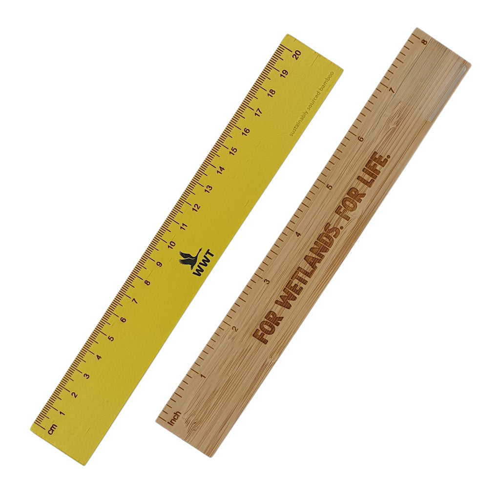 Wide Narrow Ruler WWT bamboo ruler