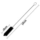 Bird feeder cleaning brush showing the measurement 18cm brush head and 58cms to the end of the handle