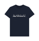 Navy Blue Printed T-shirt Front