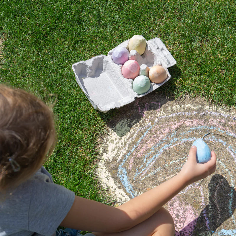 Egg shaped chalk