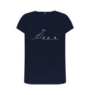 Navy Blue Women's Duck's t-shirt