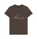 Chocolate Printed T-shirt Front