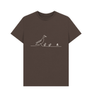 Chocolate Printed T-shirt Front