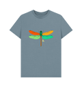 Stone Blue Printed T-shirt