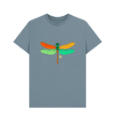 Stone Blue Printed T-shirt