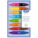Double ended wax crayons