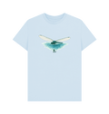 Sky Blue Printed T-shirt
