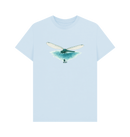 Sky Blue Printed T-shirt